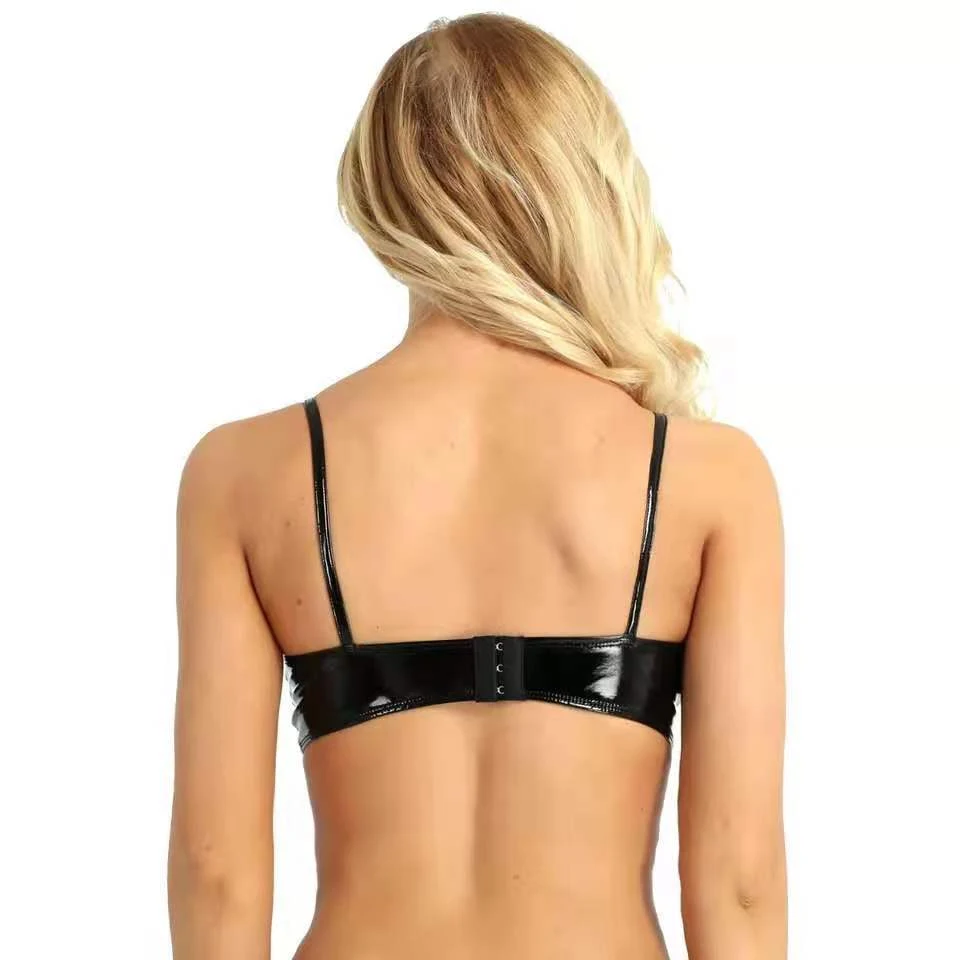 Patented PVC Patent Leather Bra for a bold and avant-garde look. Exceptional comfort and a perfect fit for all-day wear. — photo 3