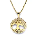 Colar Árvore da Vida Feminino Aço Inoxidável Joia Elegante e Durável Presente Perfeito para Mulheres Design Significativo — foto 5