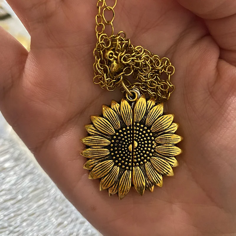 Title 2, Colar Girassol "You Are My Sunshine" para Mulhe...