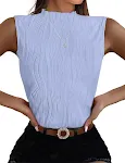 Gilet senza maniche da donna con mezzo dolcevita e vestibilità slim. Versatile ed elegante, perfetto per creare outfit a strati. Un capo essenziale. — foto 5