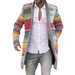 Trench coat da uomo a manica lunga, un classico senza tempo. Elegante soprabito perfetto per ogni occasione, ideale per l'uomo moderno. — foto 4