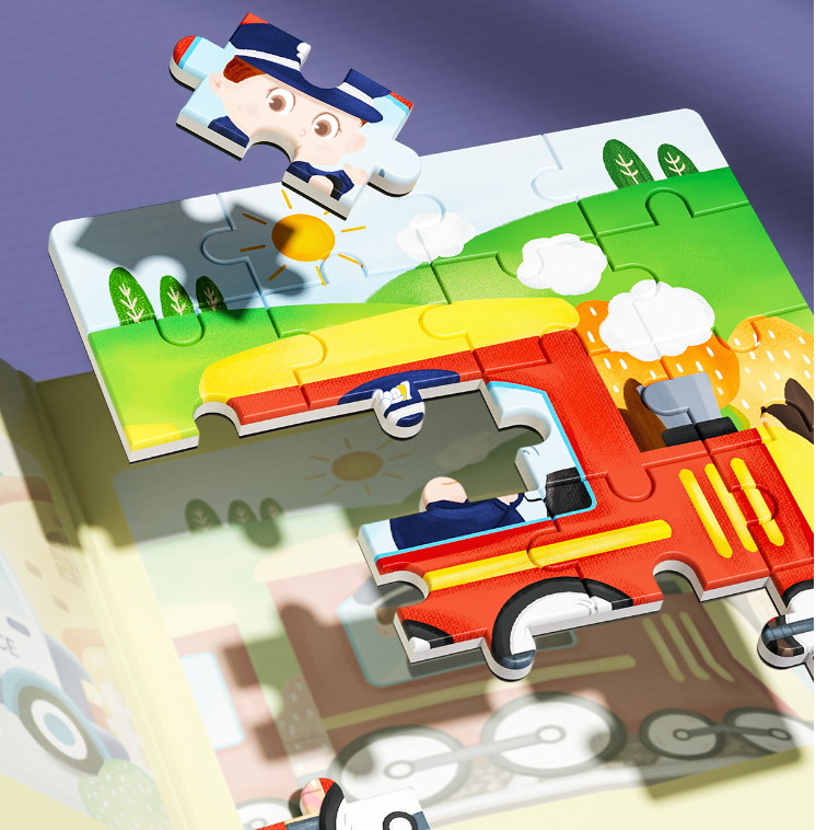 Title 2, Childrens Advanced Puzzle Magnetic Early Educa...