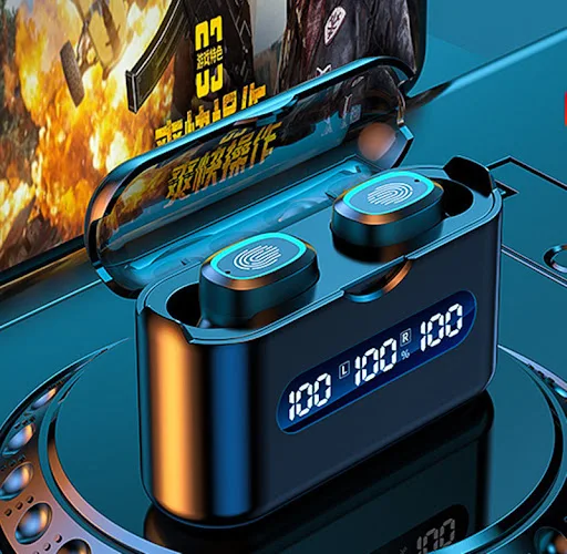 Title 2, Wireless Bluetooth Headset In-ear Digital Displ...