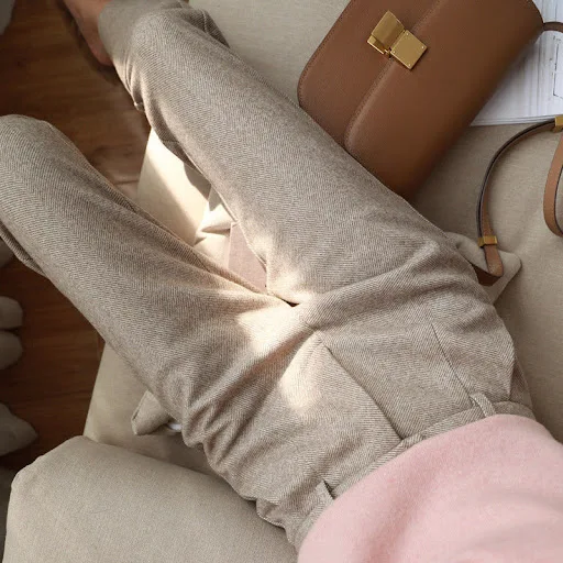 Title 8, Yüksek Bel ve İnce Harlan Paça Turp Günlük Takı...