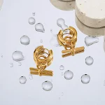 Brincos femininos de moda com personalidade Joias que adicionam estilo e singularidade ao seu visual, perfeitos para realçar sua beleza e expressar você. — foto 3