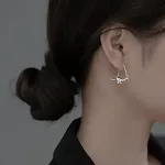S925 Silver Earrings Silver