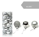 Boxed ball 4cm silver