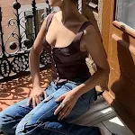 Woman Square-neck Small Slip Top Button Backless Sleeveless Vest — photo 21