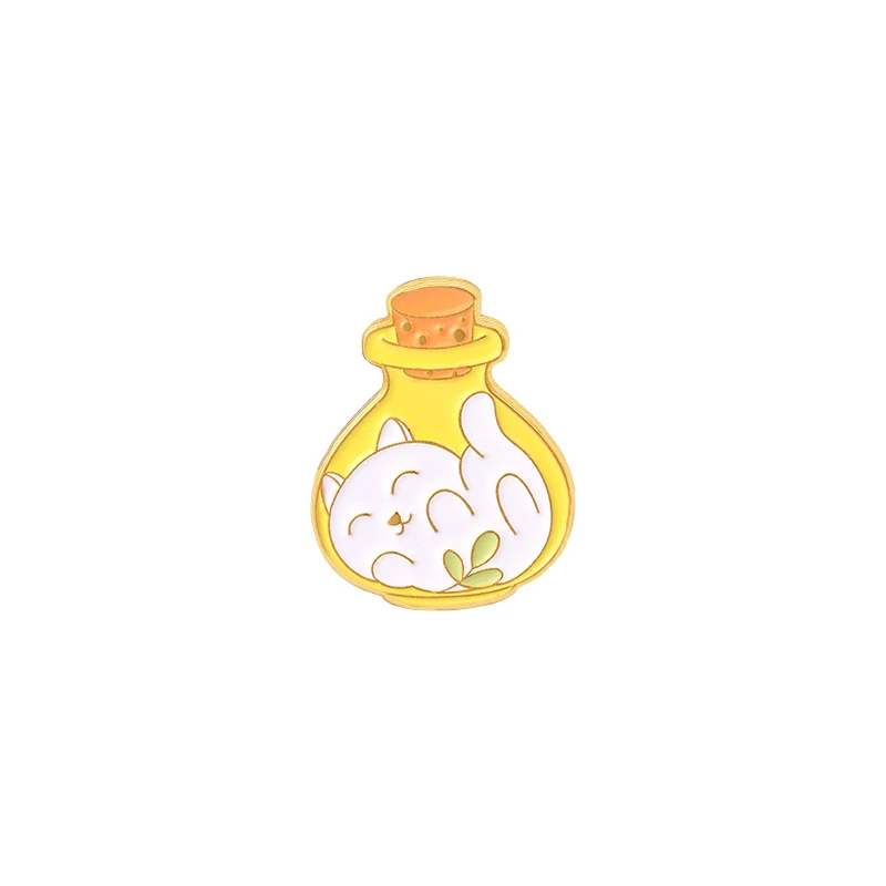 Distintivo de Liga Encantador com Formato de Peixe de Gato! Adicione um toque adorável às suas roupas ou bolsas com este design requintado, perfeito para amantes de felinos. — foto 4