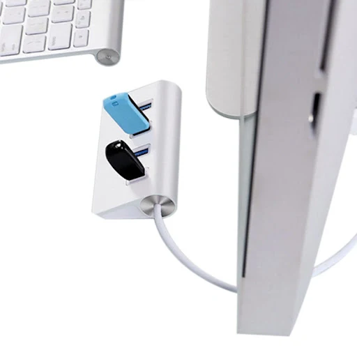 Title 3, Hub USB 2.0 de quatro portas compatível com App...