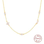 Colar Mini Clavícula Versátil em Prata 925, Personalidade Única, Leve e Ideal para Looks Clássicos e Modernos. — foto 2