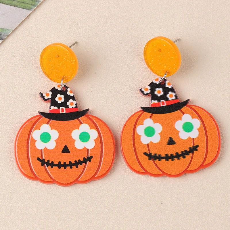 Title 14, Halloween Acryl Oorbellen voor Dames Unieke en...
