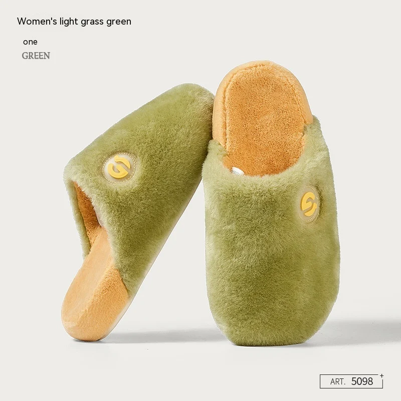 Plush Cotton Slippers for Women in Autumn and Winter, offering cozy warmth and comfort for relaxed lounging at home. — photo 5