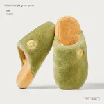 Plush Cotton Slippers for Women in Autumn and Winter, offering cozy warmth and comfort for relaxed lounging at home. — photo 5