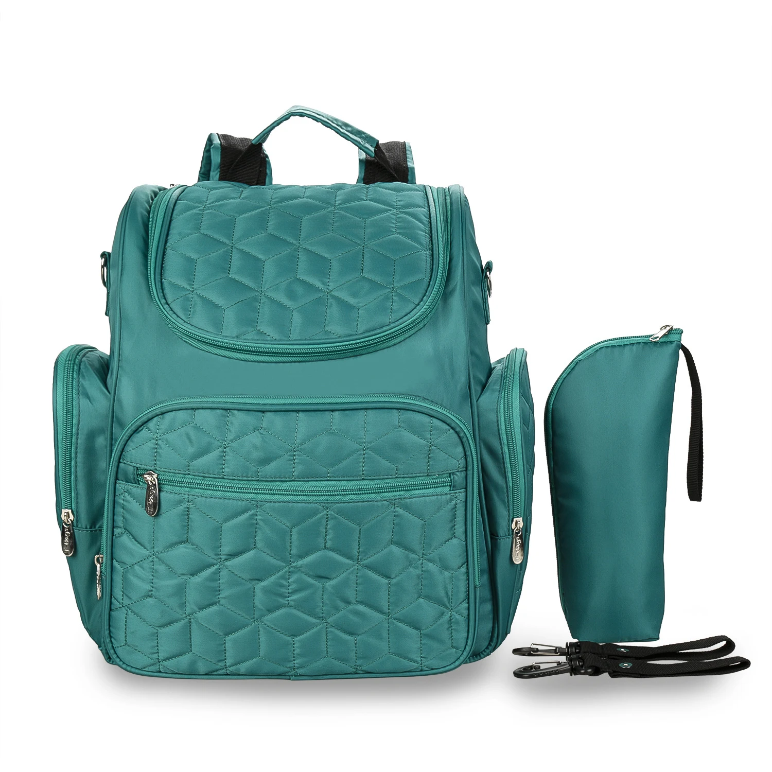 Bolsa para mãe e bebê impermeável, grande capacidade, para pendurar no carrinho. Ideal para passeios, ombro ajustável, leve tudo com facilidade. — foto 6