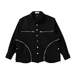 Lässiges Longsleeve-Shirt mit großem Reißverschluss, trendiger Marke. Bietet Komfort und Stil für einen modernen Look, ideal für jeden Tag. — foto 4