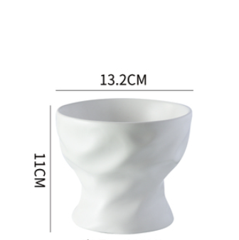 Elevated Ceramic Cat Bowl High Protection for Cervical Spine Dog Food Basin Ergonomic Design Pet Feeding Bowl for Health — photo 4