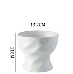 Elevated Ceramic Cat Bowl High Protection for Cervical Spine Dog Food Basin Ergonomic Design Pet Feeding Bowl for Health — photo 4