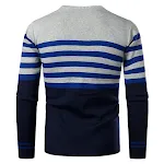 Men's Crew Neck Pullover Casual Knit Sweater for everyday wear. Comfortable, versatile and stylish for a relaxed look, p — photo 2