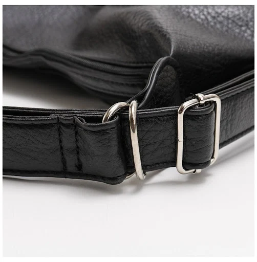 Title 21, Soft Leather Shoulder Crossbody Bag, Large Capa...