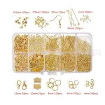Conjunto de acessórios para enfeites com contas, fecho lagosta, clip, anel único e caixa. Crie e personalize suas decorações. — foto 2