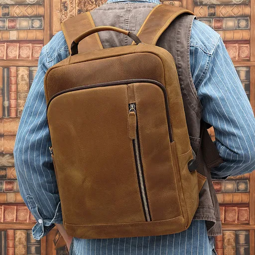 Title 3, Mochila Casual Masculina de Moda Grande Capacid...