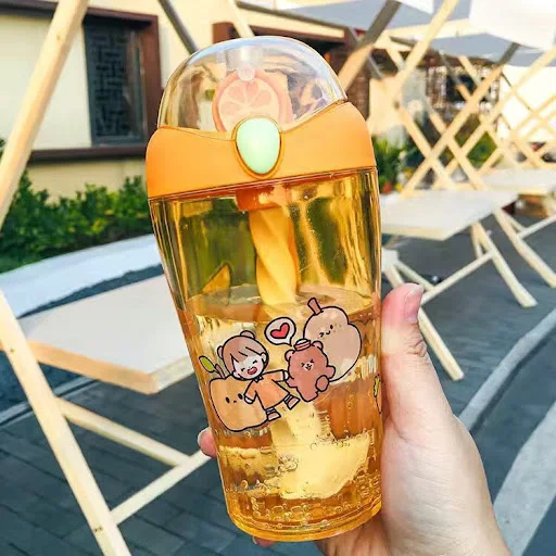 Title 2, Net Red Water Cup for Women with Straw, Large C...