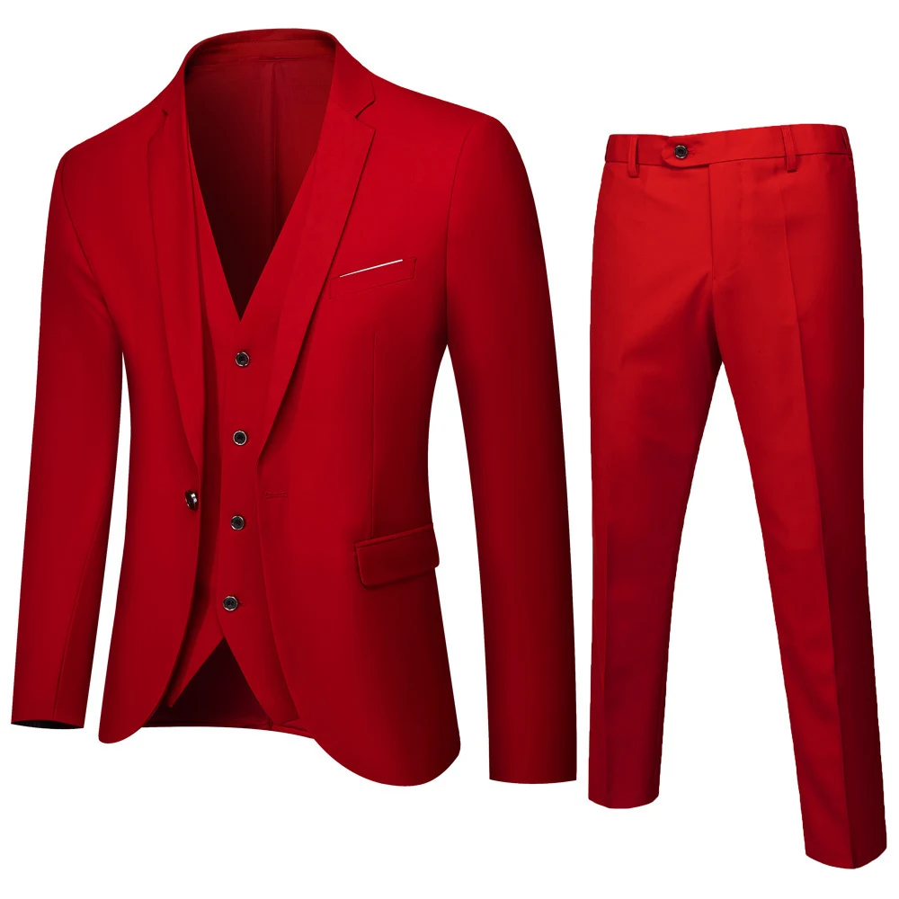 Completo da uomo coreano due pezzi. Eleganza moderna per l'uomo contemporaneo. Perfetto per eventi formali e professionali. Un look impeccabile. — foto 2