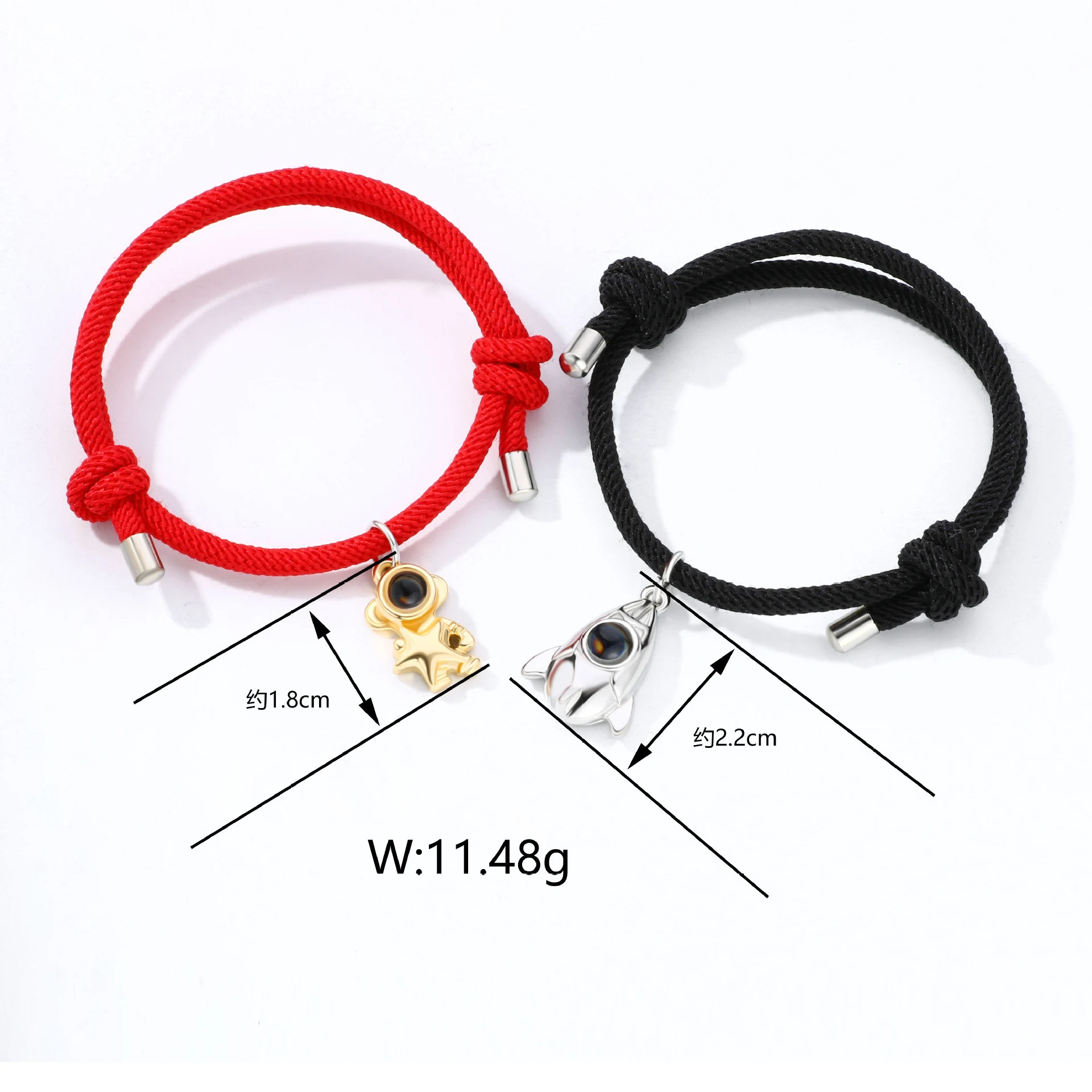 Title 5, Conjunto de pulseiras de pedra de projeção para...