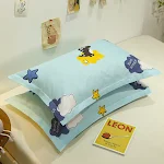 Household Large Pillowcase Aloe Cotton, soft and breathable for a restful sleep, hypoallergenic and comfortable, perfect — photo 9