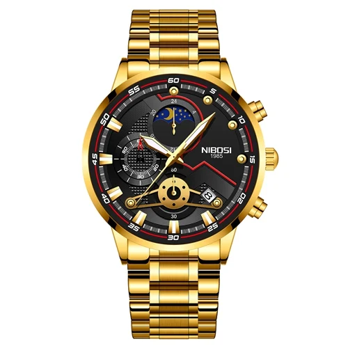 True Three Eyes Seis Hands Hands Quartz Men's Watch — foto 13