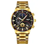 True Three Eyes Seis Hands Hands Quartz Men's Watch — foto 13