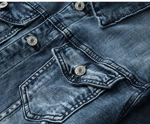 Title 6, Giacca di jeans da uomo taglie forti Cappotto i...