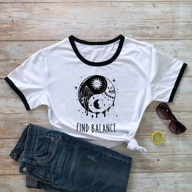 T-shirt per il commercio estero Il mondo ha maniche corte con lettere europee e americane più grandi — foto 6