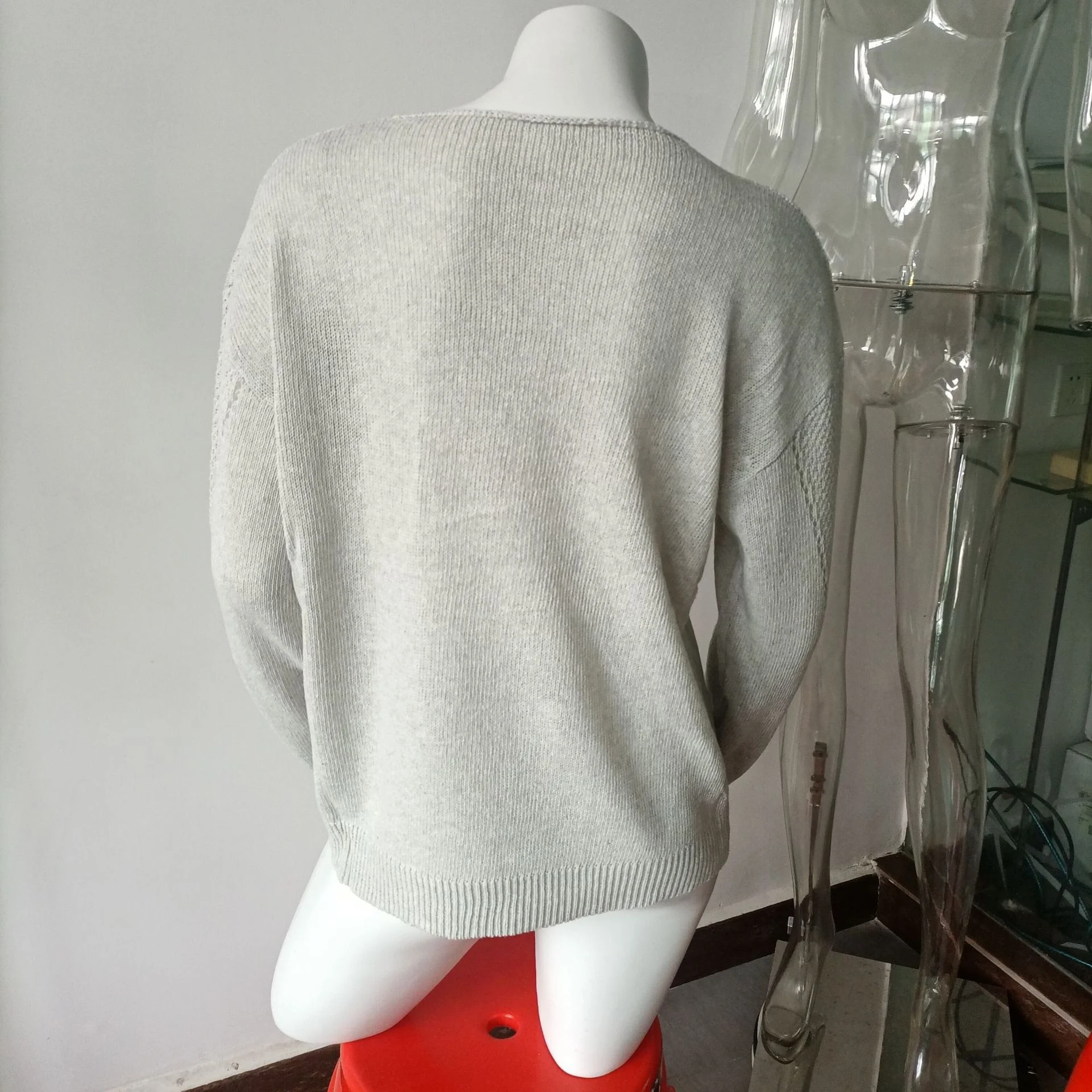 Title 4, Womens Loose Drop Shoulder Knit Sweater Top, a...