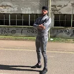 Gray pants
