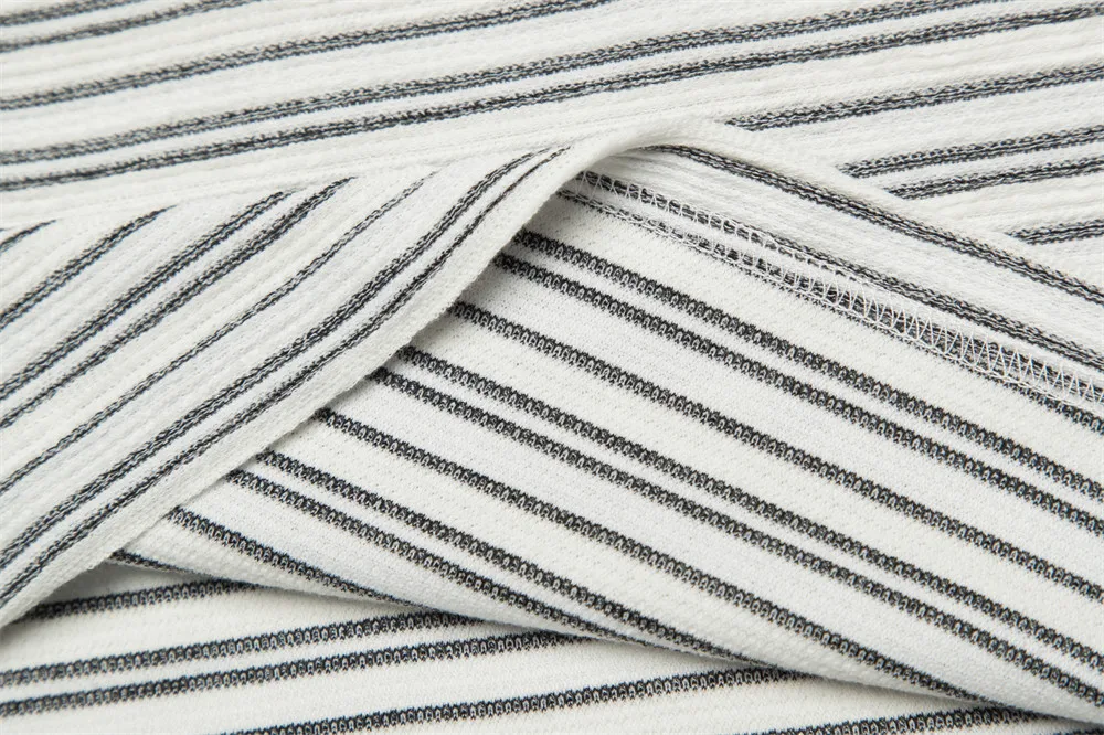 Title 10, Maglione da uomo a righe girocollo, in maglia, ...