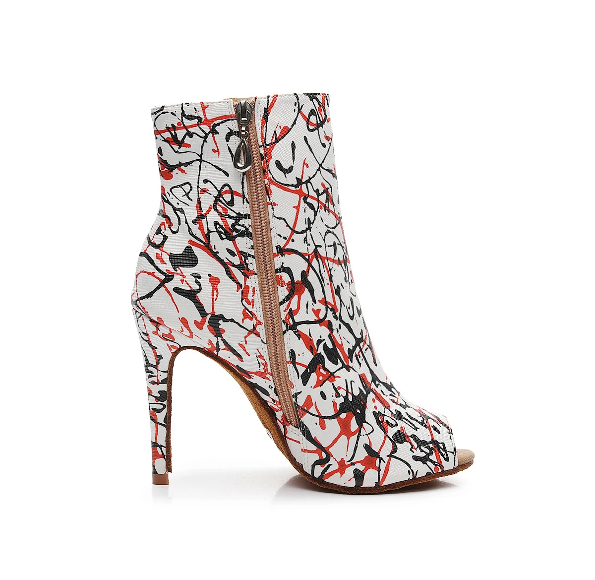 Title 11, Womens Adult High Heel Stage Boots Graffiti Mi...