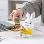Rabbit Tray Hallway Key Storage Home Living Room Desktop Office Decorations. Stylish key organizer and decorative accent — photo 3
