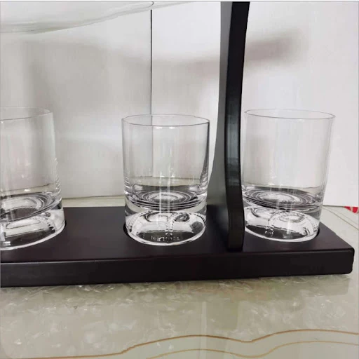 Title 3, Glass Baseball Bottle Decanter Set, Creative Sh...
