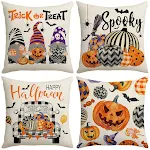 Capas de almofada para sofá com estampa de abóbora de desenho animado Home Wansheng, perfeitas para decoração de festas e dar um toque divertido. — foto 7