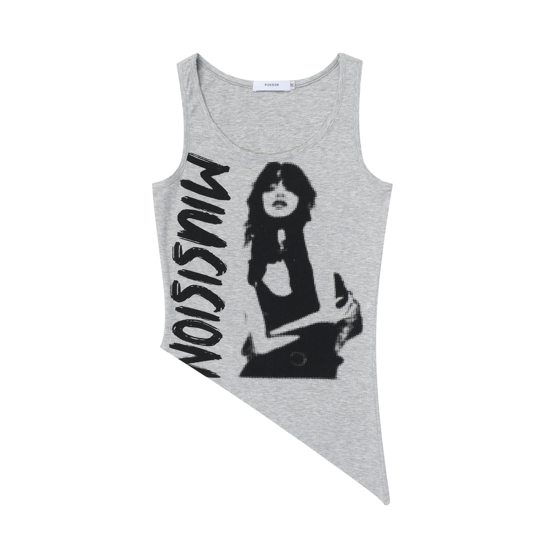 Real Shot American Vintage Street Trendy Hot Girl Irregular Vest for a stylish street look. This hot vest is perfect for — photo 6