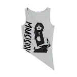 Real Shot American Vintage Street Trendy Hot Girl Irregular Vest for a stylish street look. This hot vest is perfect for — photo 6