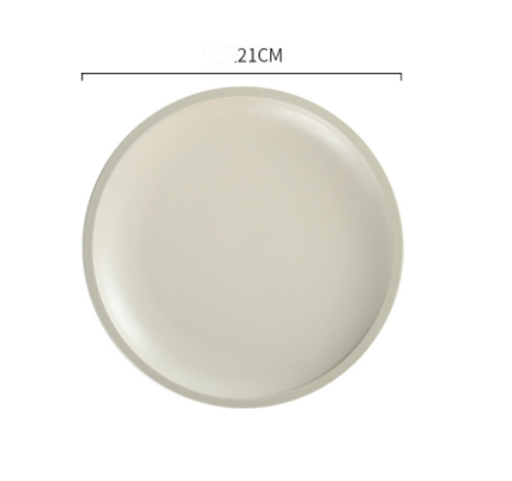 Title 6, Morandi Ceramic Matte Western Dinner Plate Set ...