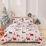 Christmas Eve Down Quilt Cover Bedding for a cozy and warm winter sleep experience, perfect for your bed, a festive and — photo 4
