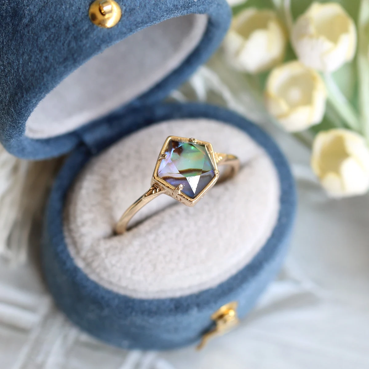 Anel de prata 925 com pentagrama irregular, personalidade simples e marcante. Ideal para quem busca um acessório com estilo e significado. — foto 9