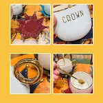 Conjunto xícara e pires de café estilo nórdico, design elegante. Desfrute de café com sofisticação e beleza, ideal para relaxar. — foto 1