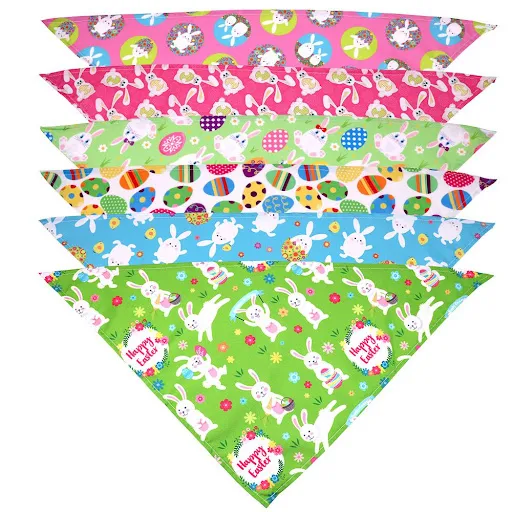Cute Easter Pet Dog Bandana Cat Puppy Kerchief Cute Easter Egg Printed Triangle Scarf Pet Neckerchief Dog Saliva Towel P — photo 6