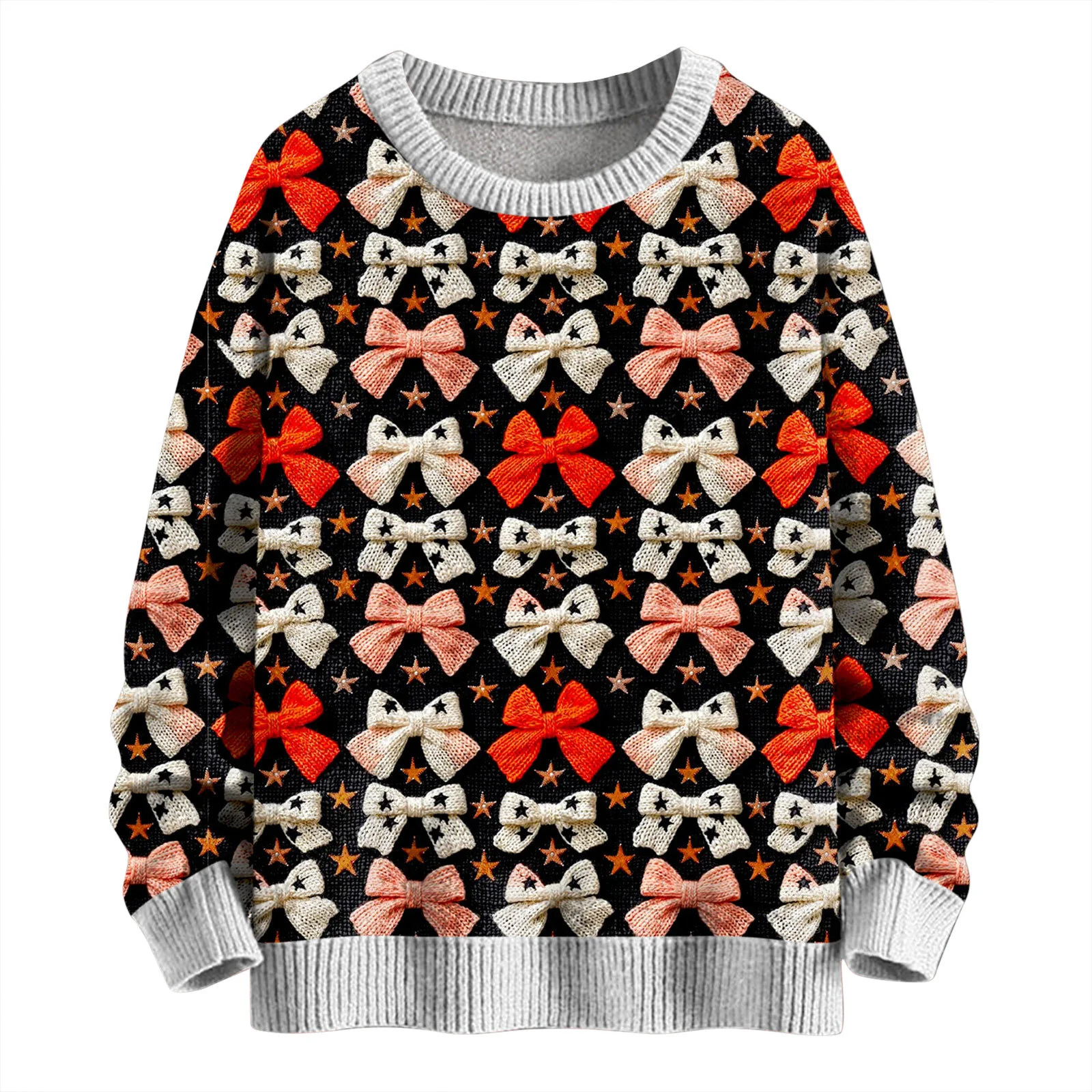 Title 10, Suéter estampado masculino e feminino com gola ...