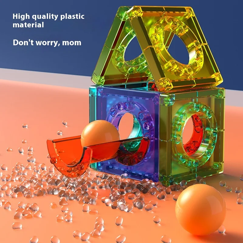 Magnetic Block Pipe Set Children's Puzzle Toy Builds Creativity and Encourages Fun Learning through Construction. — photo 1